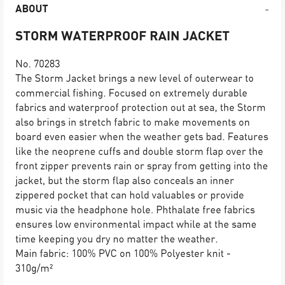 Helly hansen storm rain jacket - Picture 2 of 2